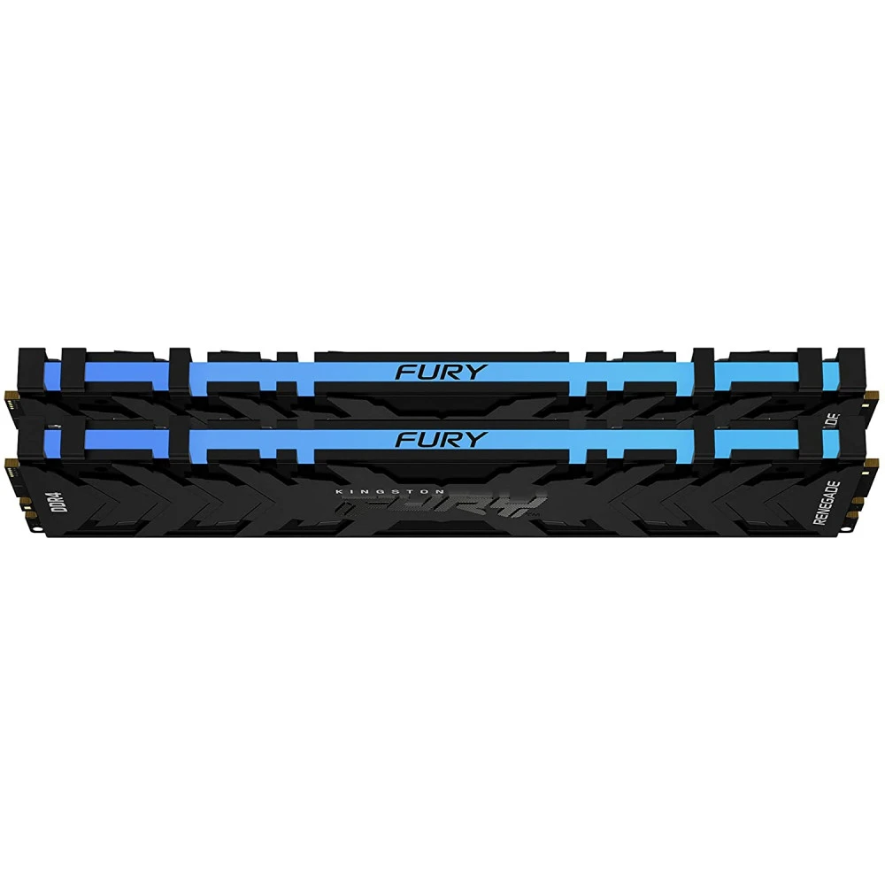 ОЗУ Kingston FURY Renegade RGB 64 ГБ KF430C16RBAK2/64 DIMM, DDR4, 64 Гб (2 х 32 Гб), 3000 МГц