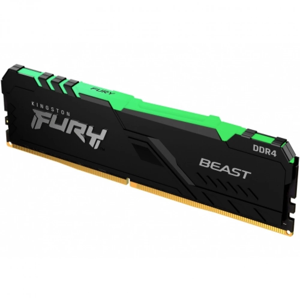 ОЗУ Kingston Fury Beast RGB KF436C17BBAK4/32 DIMM, DDR4, 32 Гб (4 х 8 Гб), 3600 МГц