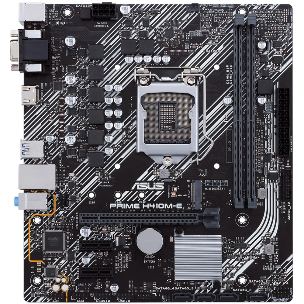 Материнская плата Asus H410M-E Micro-ATX, LGA 1200