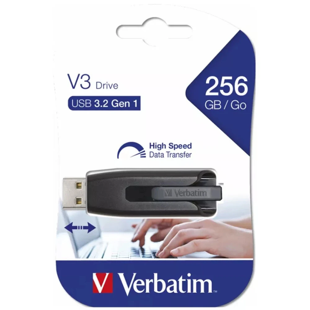 USB флешка (Flash) Verbatim 256 ГБ 49168 256 ГБ