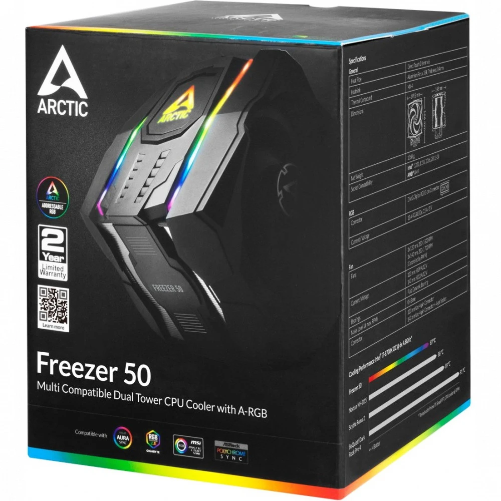 Система охлаждения ARCTIC Freezer 50 Dual Tower ACFRE00065A