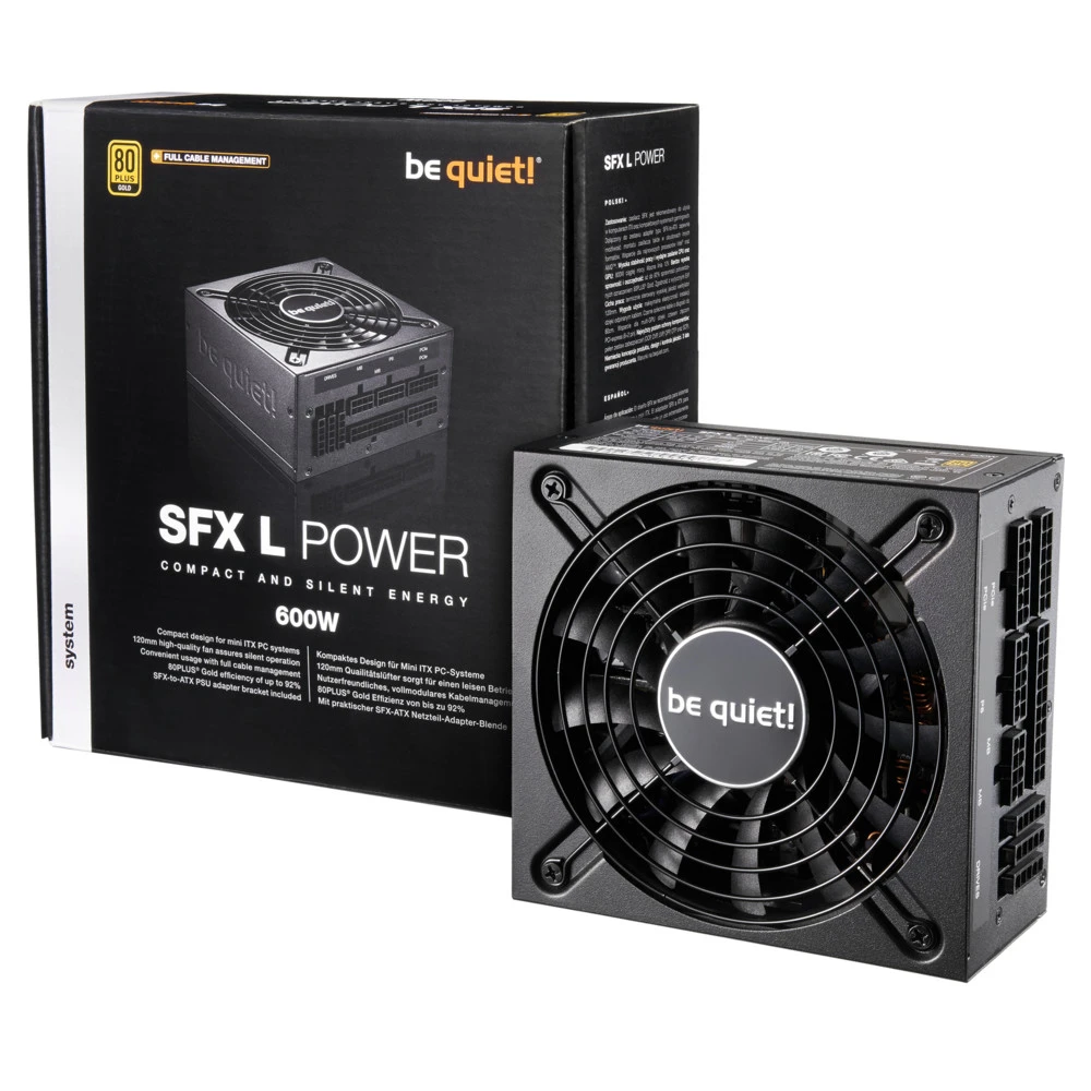 Блок питания be quiet! SFX-L POWER 600W SFX-L-600W BN239 34358 600 Вт, 80+ Gold