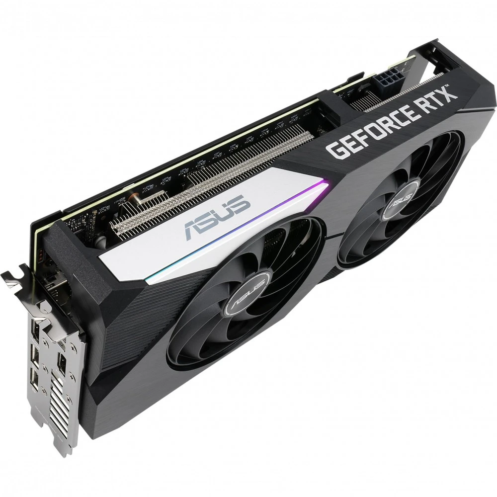 Видеокарта Asus RTX3060T DUAL-RTX3060TI-O8G-V2 8 ГБ