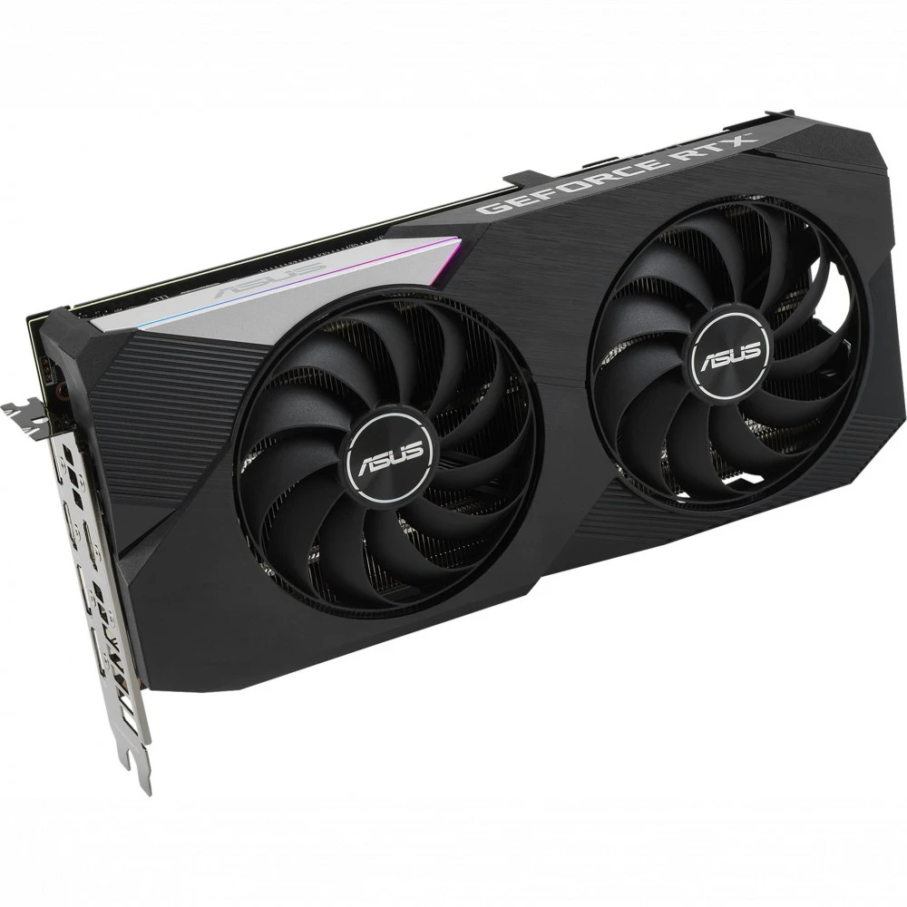 Видеокарта Asus RTX3060T DUAL-RTX3060TI-O8G-V2 8 ГБ