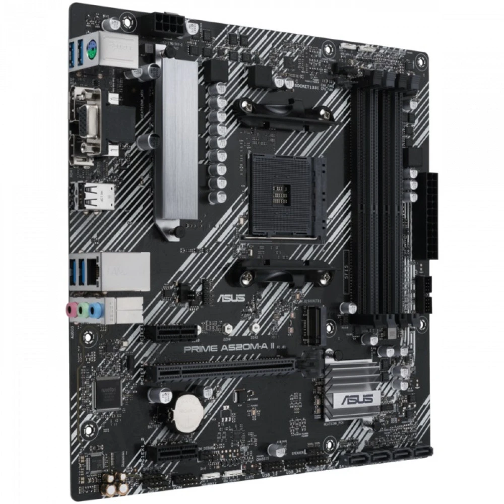 Материнская плата Asus PRIME A520M-A II Micro-ATX, AMD AM4