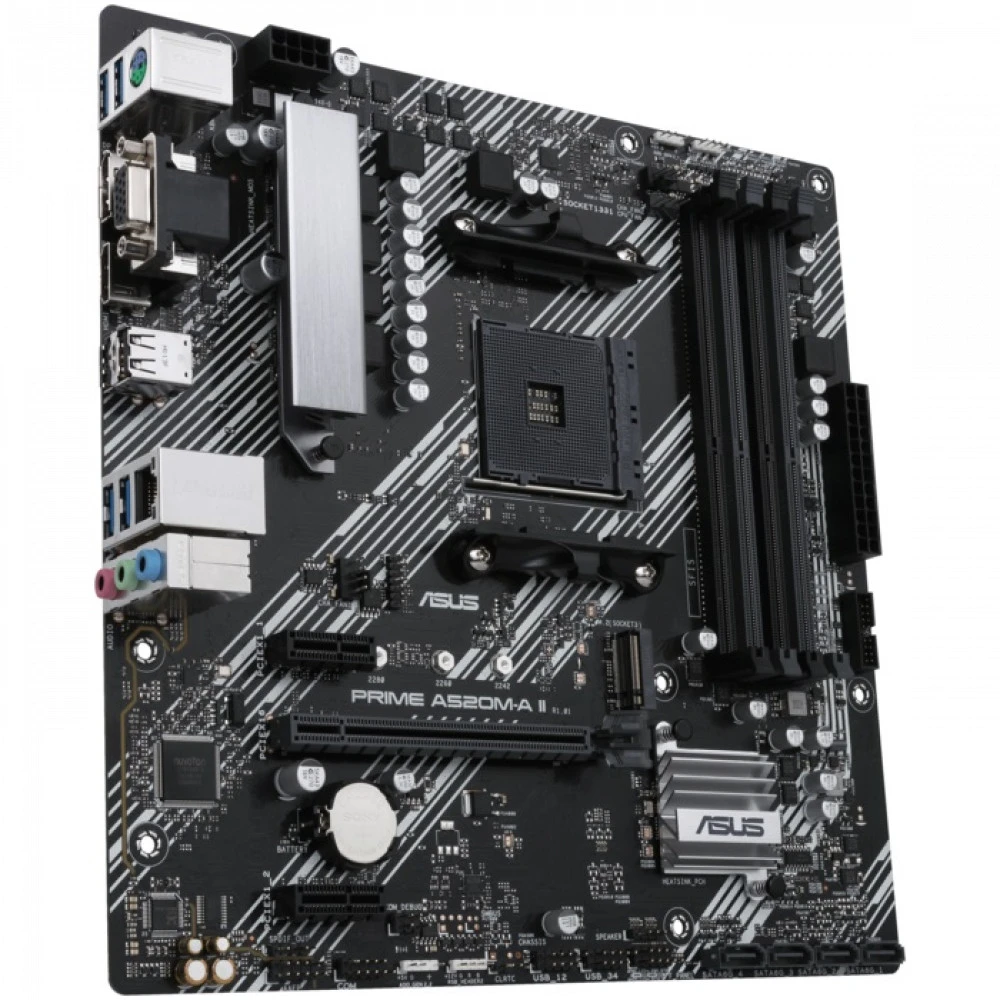 Материнская плата Asus PRIME A520M-A II Micro-ATX, AMD AM4