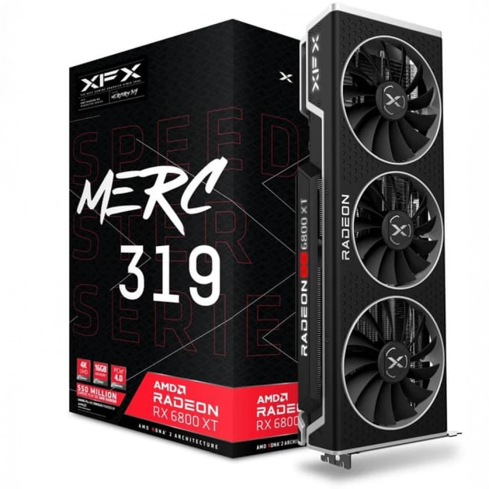Видеокарта XFX Speedster MERC 319 AMD Radeon RX 6800 XT 16GB RX-68XTALFD9 16 ГБ
