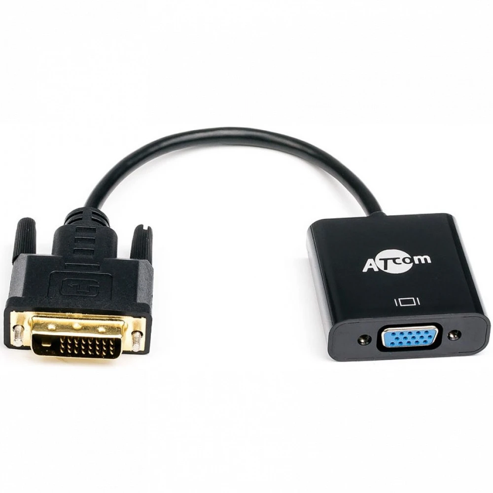 Кабель интерфейсный ATcom AT9214 DVI - D-SUB (VGA)