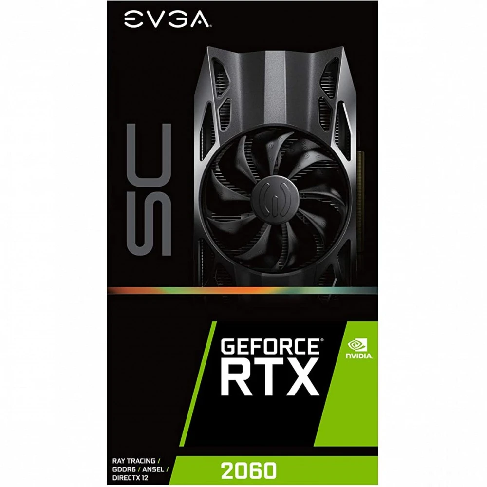 Видеокарта EVGA eForce RTX 2060 XC Ultra Gaming 06G-P4-2062-KR 6 ГБ