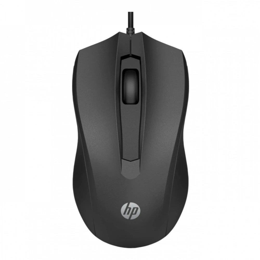Мышь HP 100 (6VY96AA) Бюджетные, Проводная