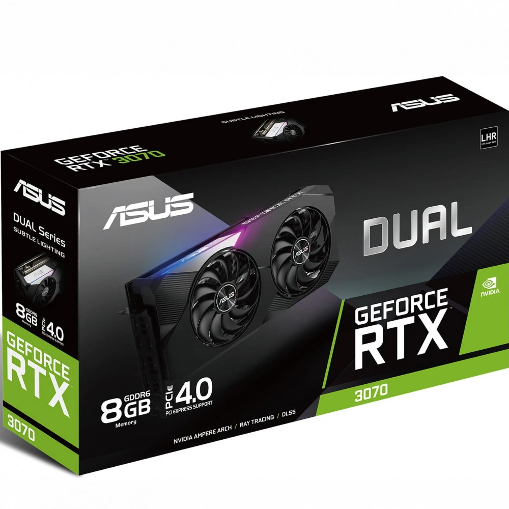 Видеокарта Asus GeForce RTX 3070 DUAL V2 DUAL-RTX3070-8G-V2 8 ГБ