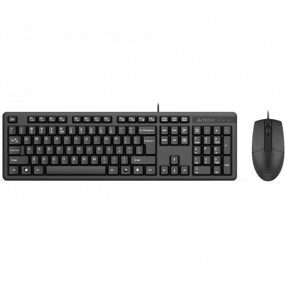 Клавиатура + мышь A4Tech KK-3330S KK-3330S USB (BLACK)