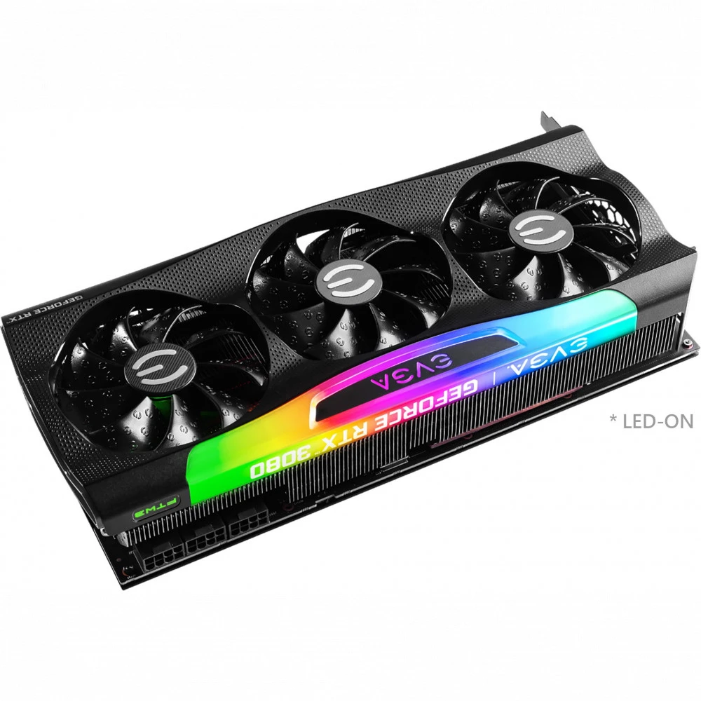 Видеокарта EVGA RTX 3080 FTW3 ULTRA GAMING LHR 10G-P5-3897-KL 10 ГБ