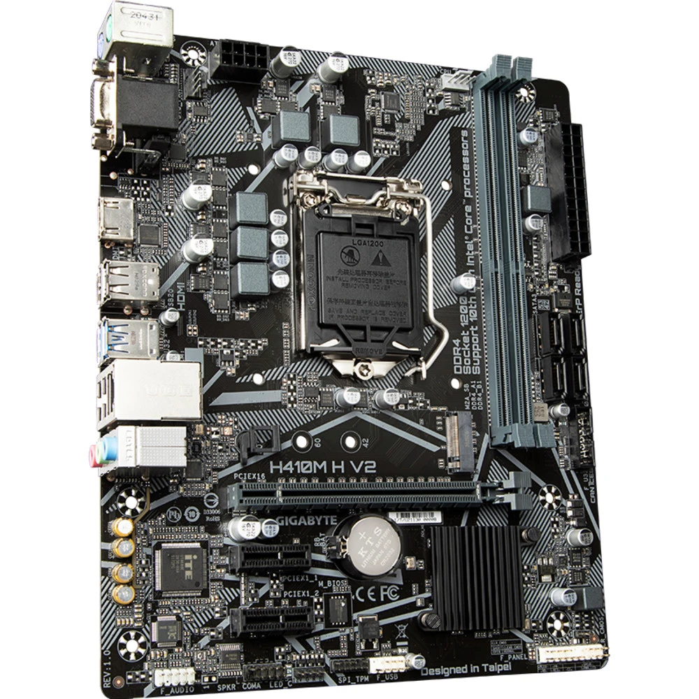 Материнская плата Gigabyte H410M H V2 GA-H410M-H V2 Micro-ATX, LGA 1200