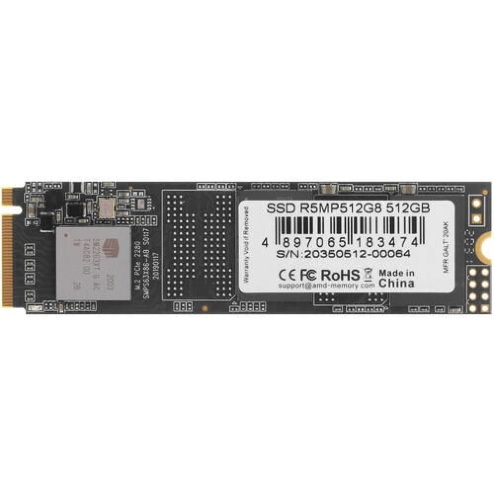Жесткий диск AMD Radeon R5 MP R5MP512G8 SSD (твердотельные), 512 ГБ, M.2