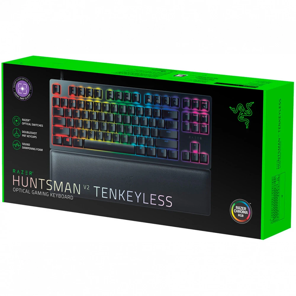 Клавиатура Razer Huntsman V2 Tenkeyless (Red Switch) RZ03-03940800-R3R1 Проводная, USB