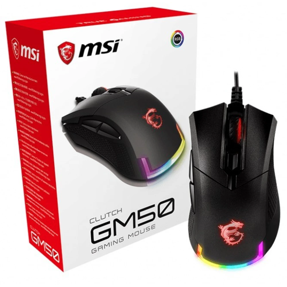 Мышь MSI Clutch GM50 GM50 GAMING Игровые, Проводная