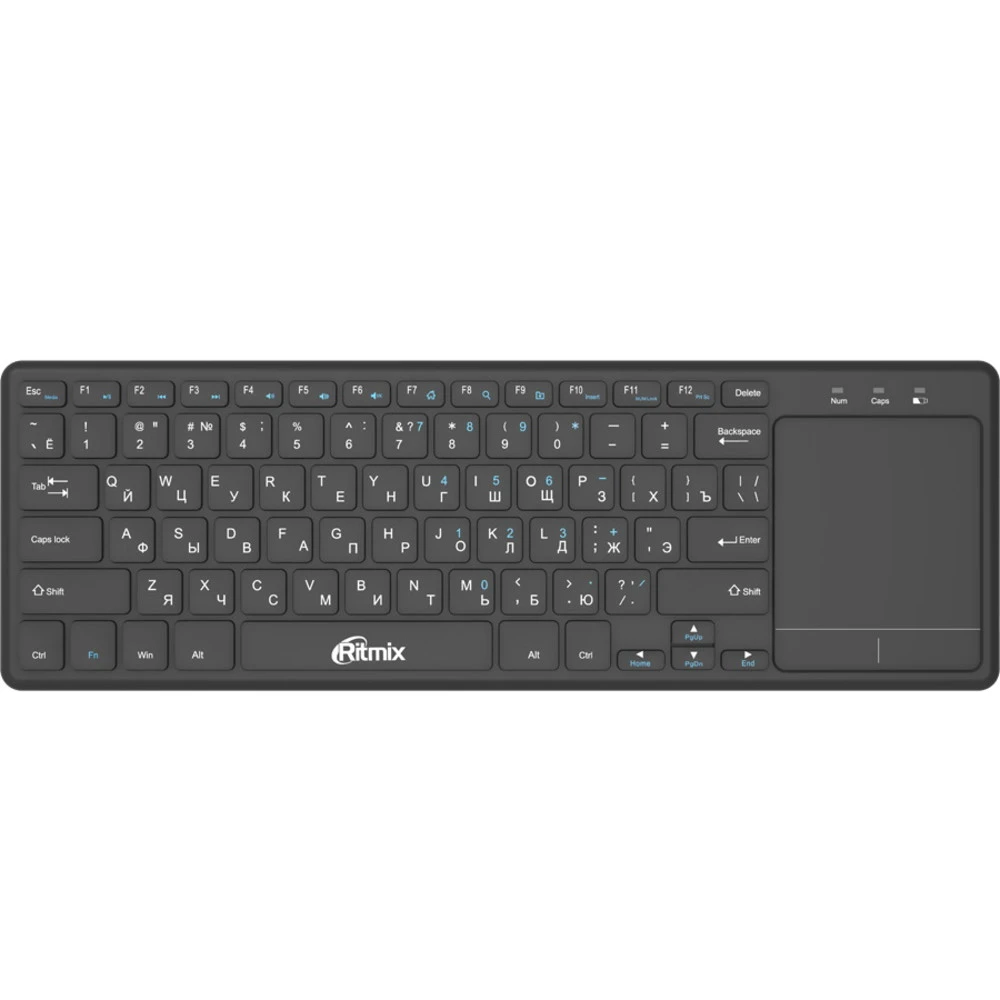 Клавиатура Ritmix RKB-350BTH Беспроводная, Bluetooth
