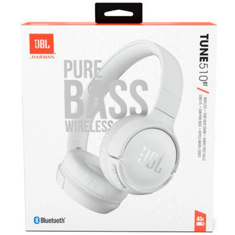 Наушники JBL Tune 510BT JBLT510BTWHTEU