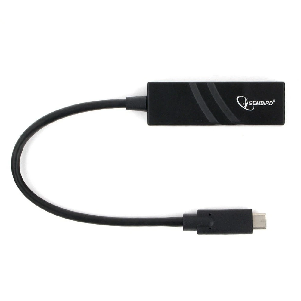 Кабель интерфейсный Gembird A-CM-LAN-01 USB Type C - Ethernet (RJ45) (LAN)