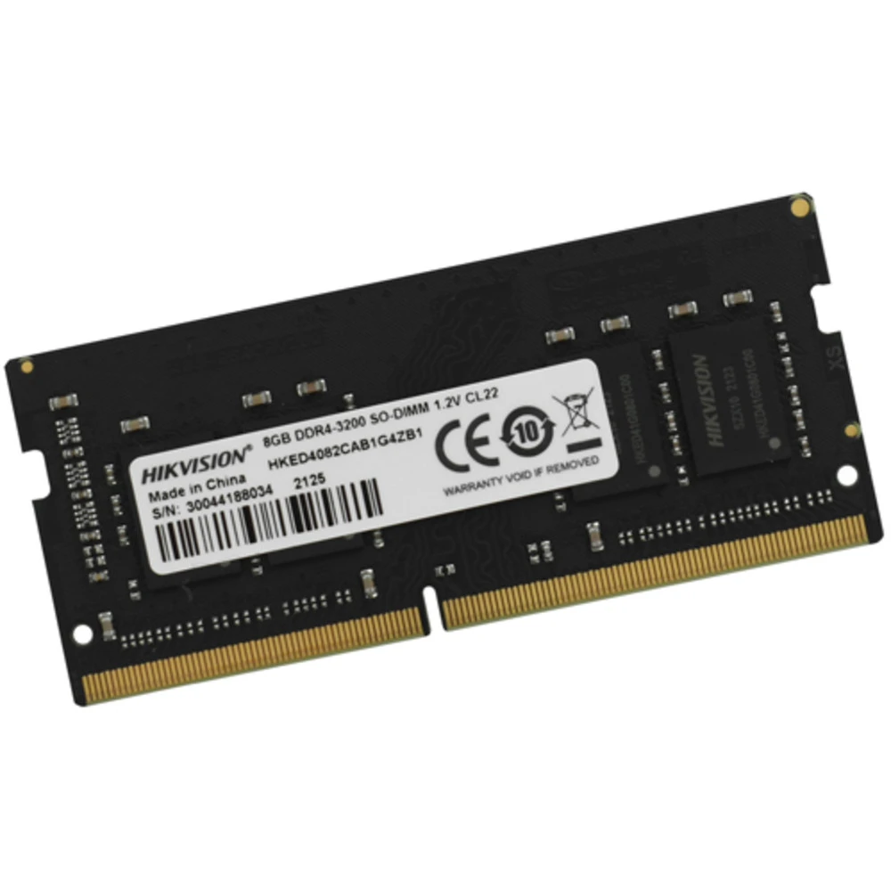 ОЗУ Hikvision HKED4082CAB1G4ZB1 SO-DIMM, DDR4, 8 Гб, 3200 МГц
