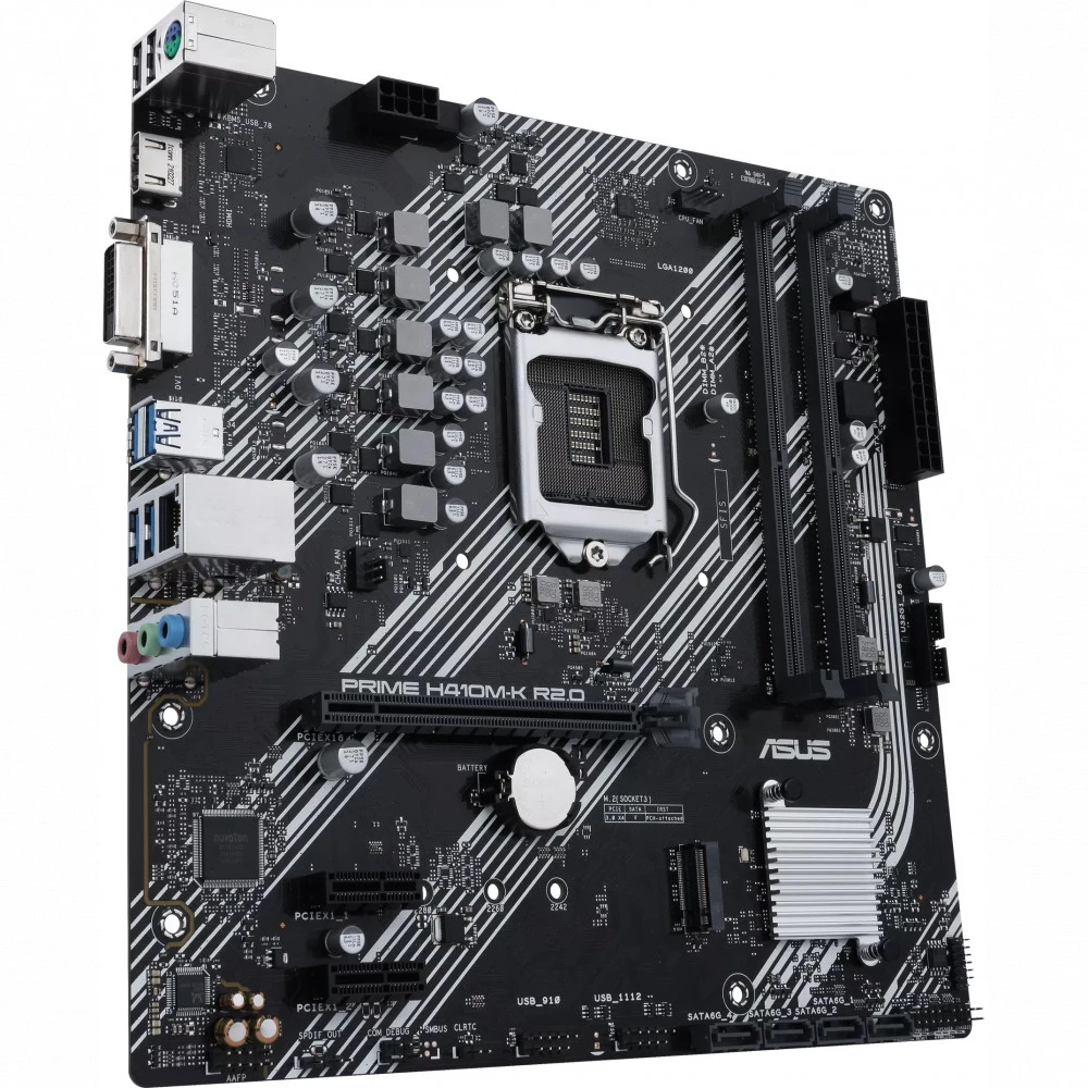 Материнская плата Asus PRIME H410M-K R2.0 Micro-ATX, LGA 1200