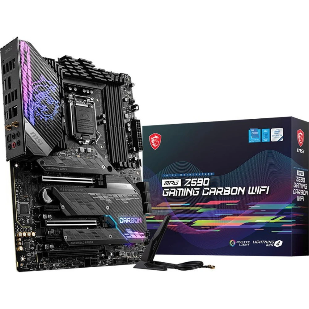 Материнская плата MSI MPG Z590 GAMING CARBON WIFI ATX, LGA 1200