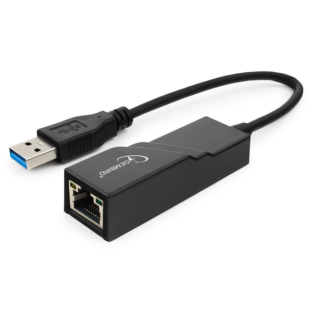 Кабель интерфейсный Gembird NIC-U3 USB Type A - Ethernet (RJ45) (LAN)