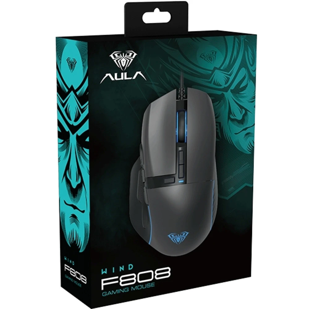 Мышь Aula F808 Игровые, Проводная