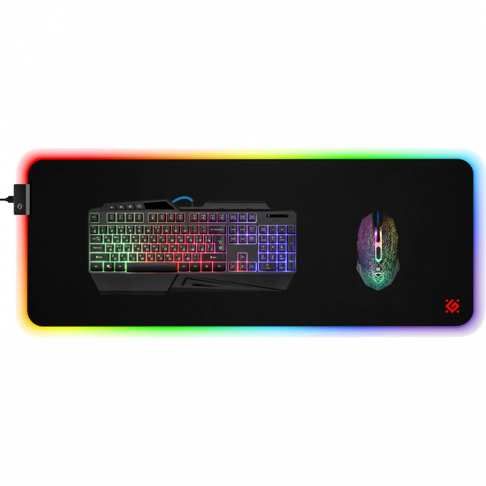 Коврик для мышки Defender Ultra Light N RGB 50566