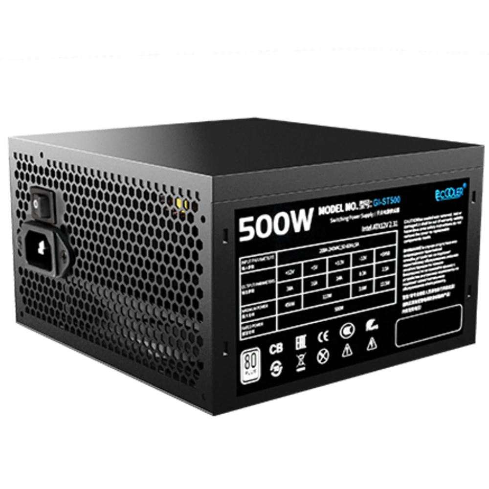 Блок питания PCcooler GI-ST500 500 Вт, 80+