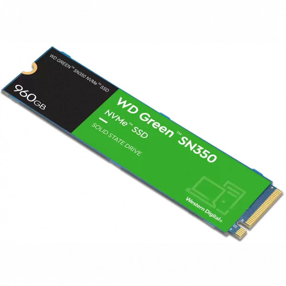 Жесткий диск Western Digital GREEN SN350 WDS960G2G0C SSD (твердотельные), 960 ГБ, M.2