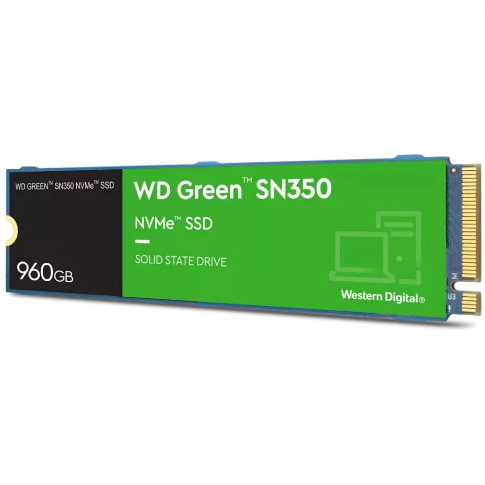 Жесткий диск Western Digital GREEN SN350 WDS960G2G0C SSD (твердотельные), 960 ГБ, M.2