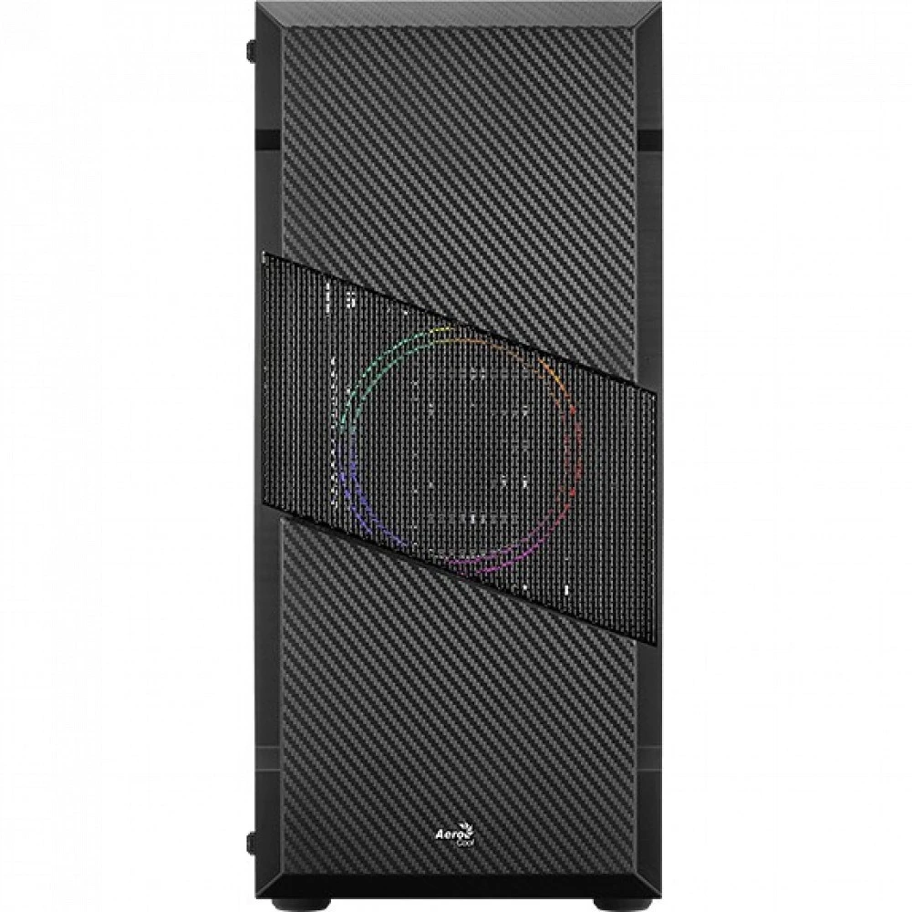 Корпус Aerocool Menace Saturn FRGB-G-BK-v1 Mid-Tower