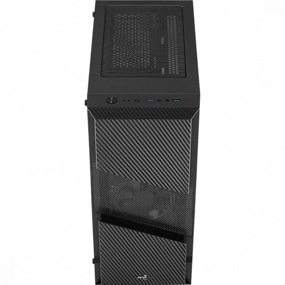 Корпус Aerocool Menace Saturn FRGB-G-BK-v1 Mid-Tower