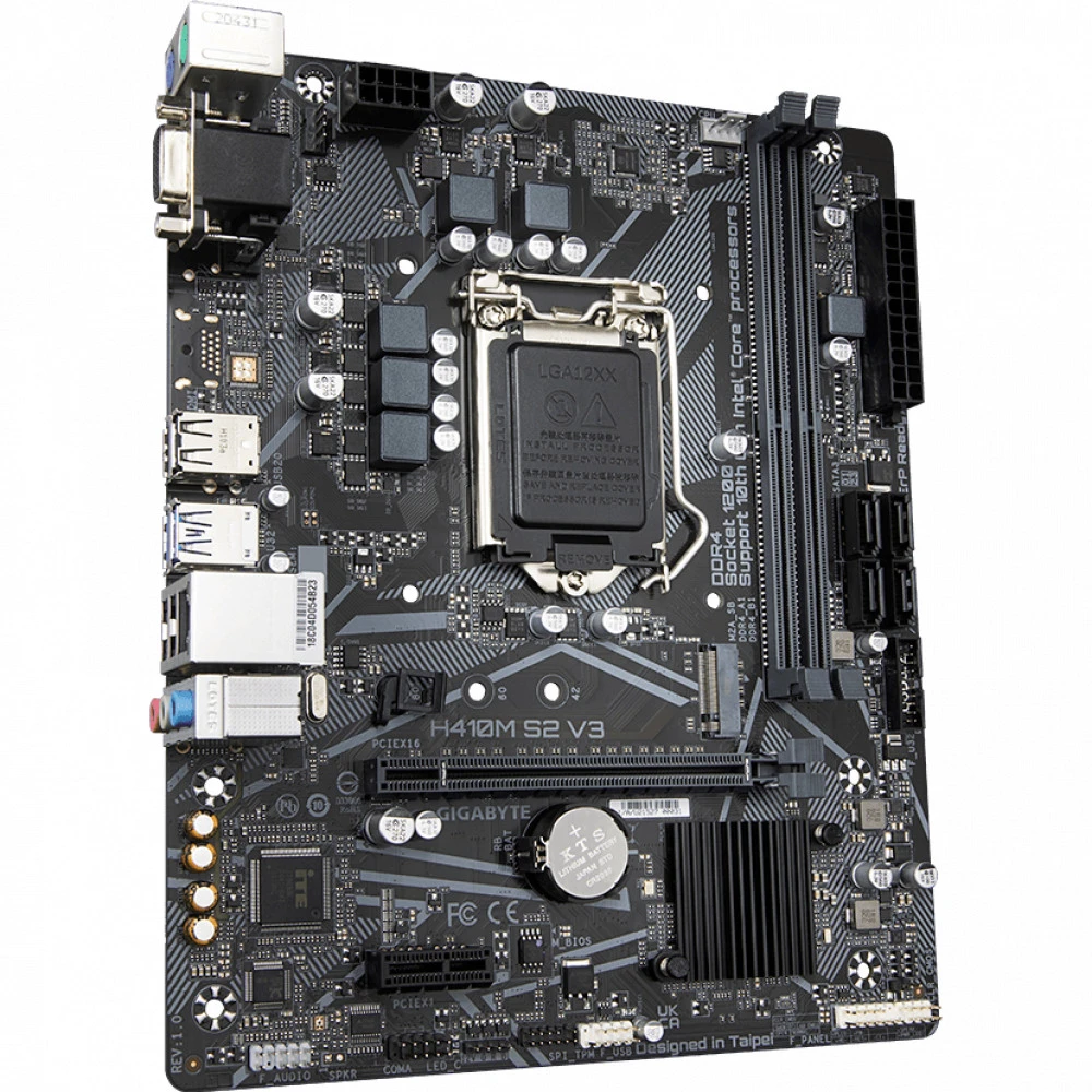 Материнская плата Gigabyte H410M S2 V3 Micro-ATX, LGA 1200
