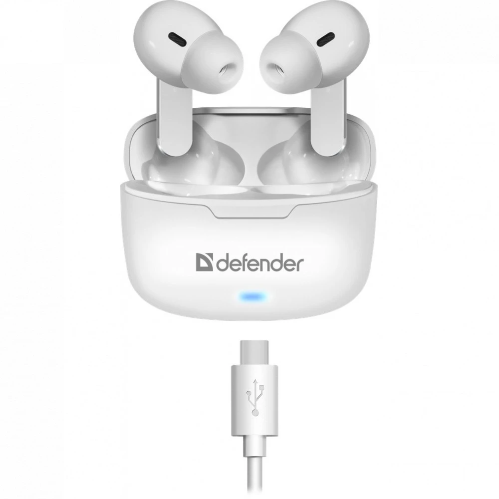 Наушники Defender Twins 903 White 63903
