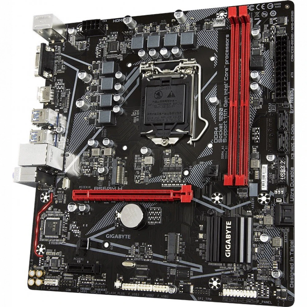 Материнская плата Gigabyte B560M H GA-B560M-H Micro-ATX, LGA 1200