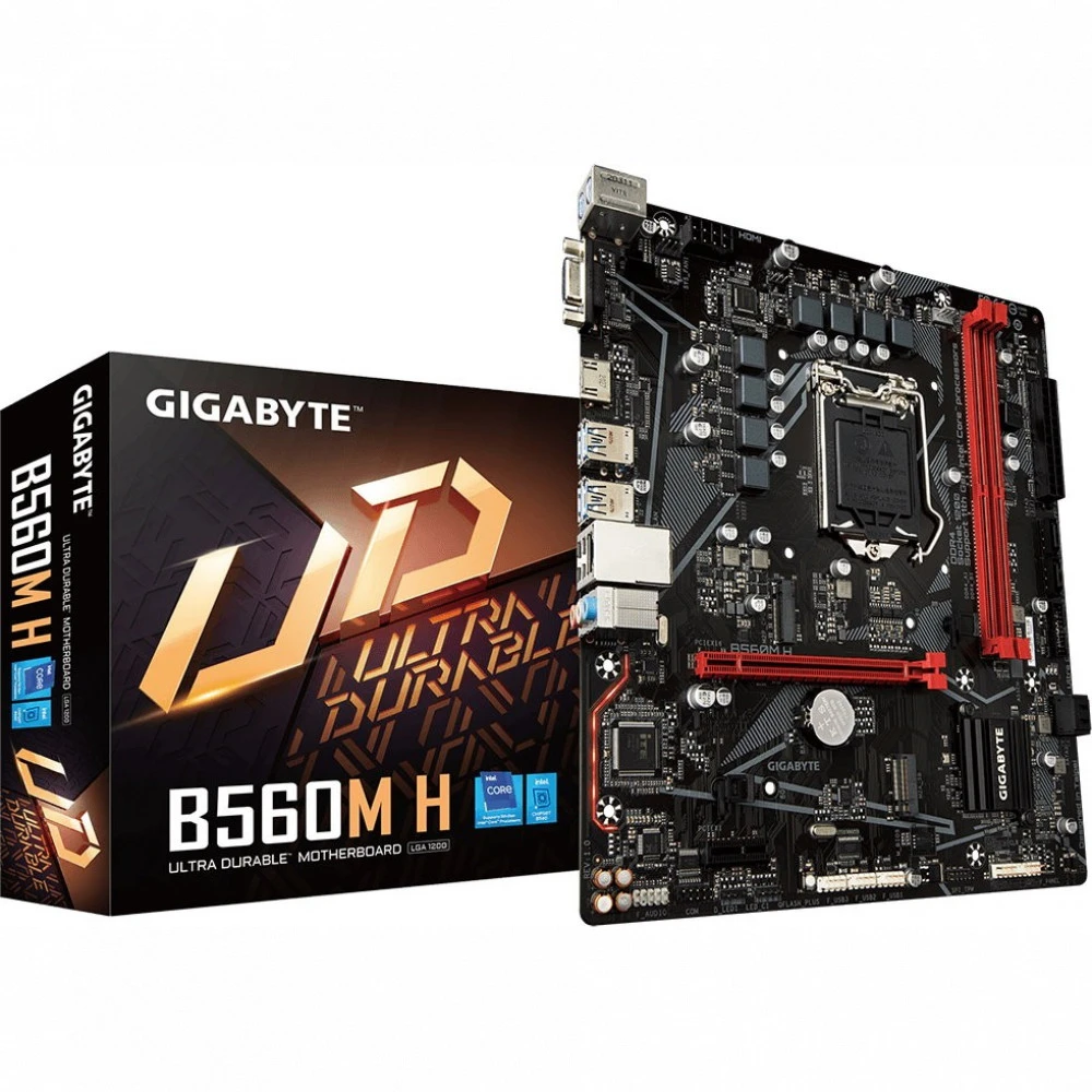 Материнская плата Gigabyte B560M H GA-B560M-H Micro-ATX, LGA 1200