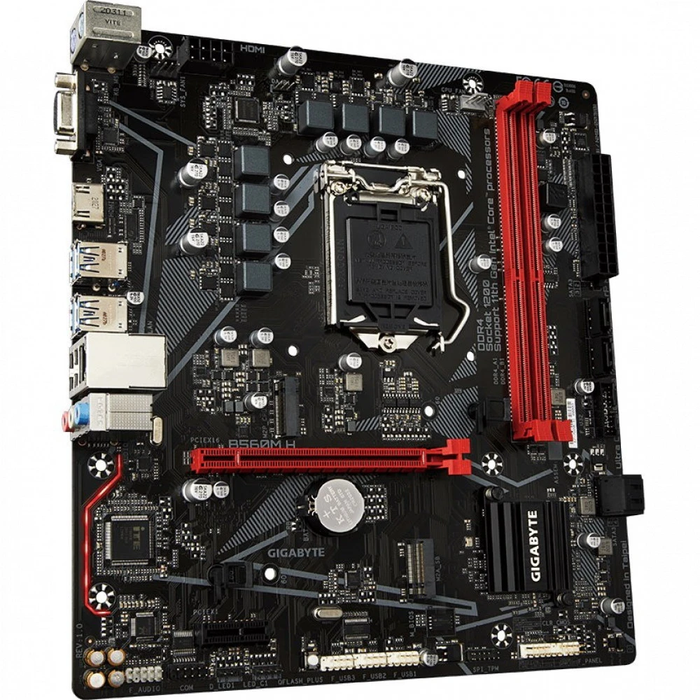 Материнская плата Gigabyte B560M H GA-B560M-H Micro-ATX, LGA 1200