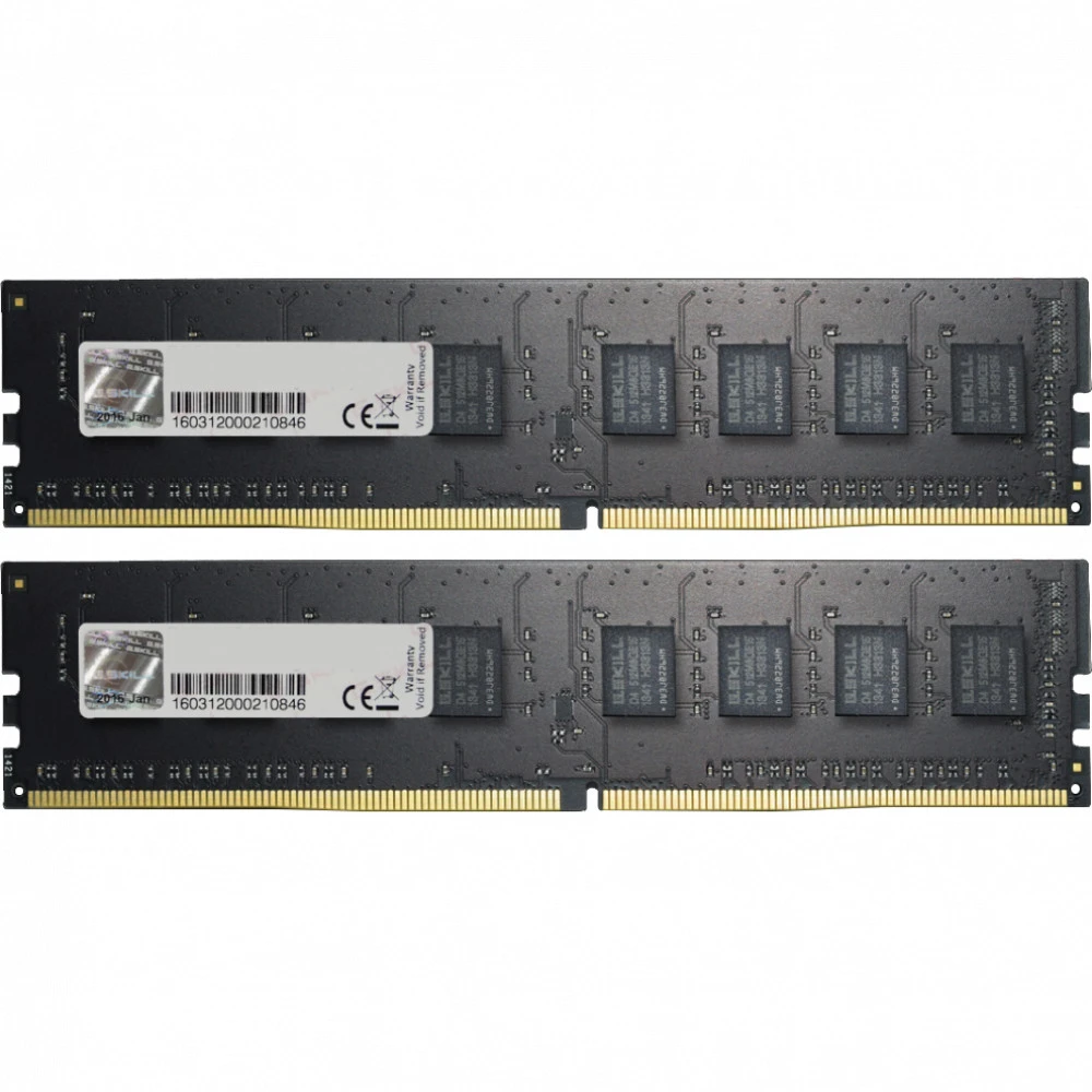 ОЗУ G.Skill 8 ГБ F4-2666C19D-16GNT DIMM, DDR4, 16 Гб (2 х 8 Гб), 2666 МГц