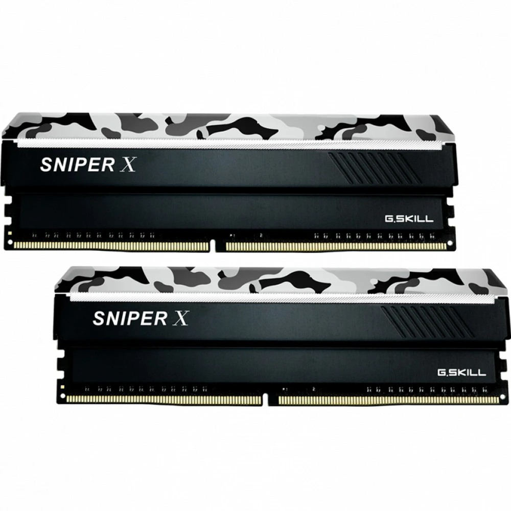 ОЗУ G.Skill Sniper X F4-3200C16D-16GSXWB DIMM, DDR4, 16 Гб (2 х 8 Гб), 3200 МГц
