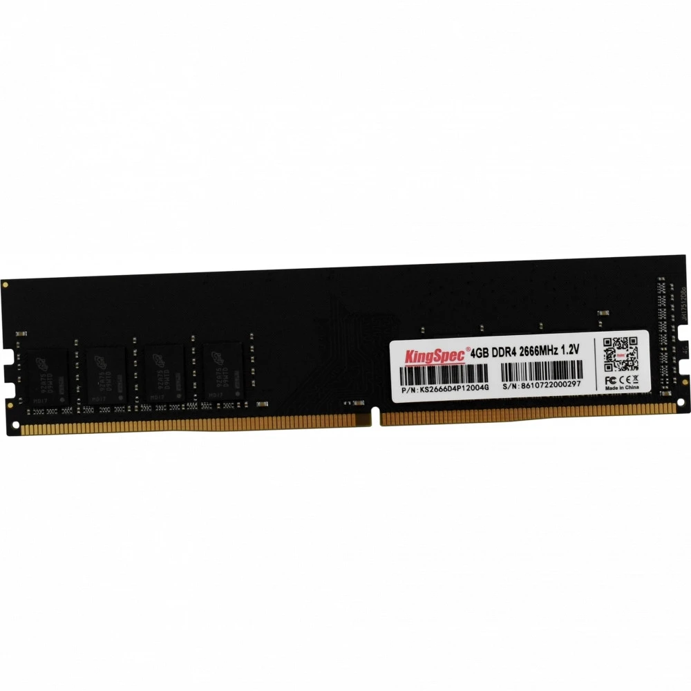 ОЗУ KingSpec 4 ГБ KS2666D4P12004G DIMM, DDR4, 4 Гб, 2666 МГц