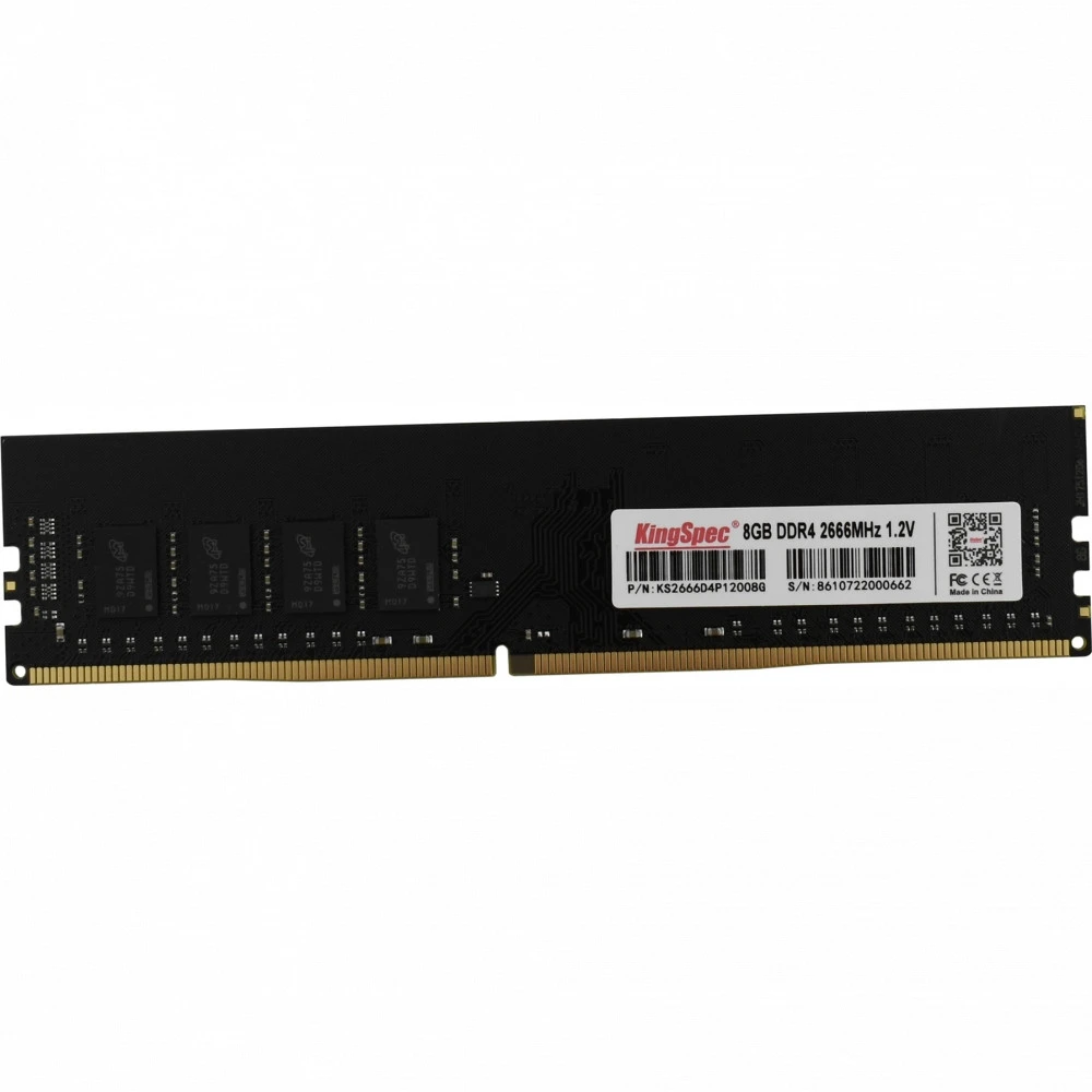 ОЗУ KingSpec 8 ГБ KS2666D4P12008G DIMM, DDR4, 8 Гб, 2666 МГц