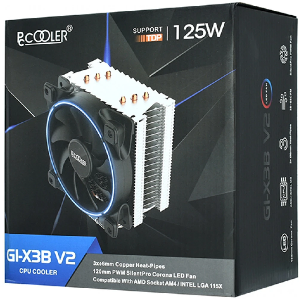 Система охлаждения PCcooler X3 B V2 GI-X3 B V2