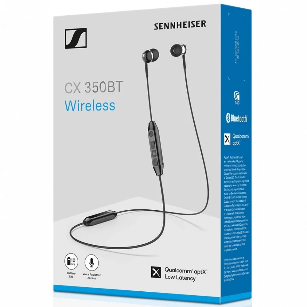 Наушники Sennheiser CX 350 BT