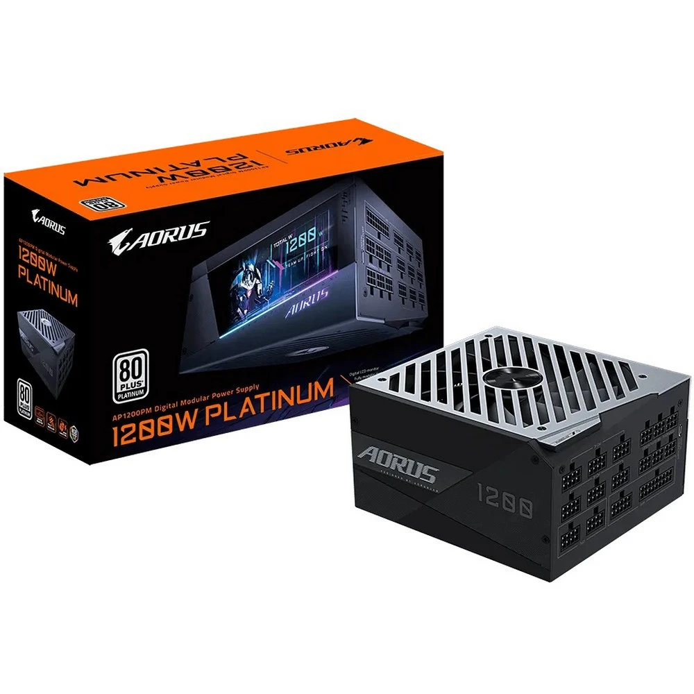 Блок питания Gigabyte AORUS P1200W GP-AP1200PM 1200 Вт, 80+ Platinum