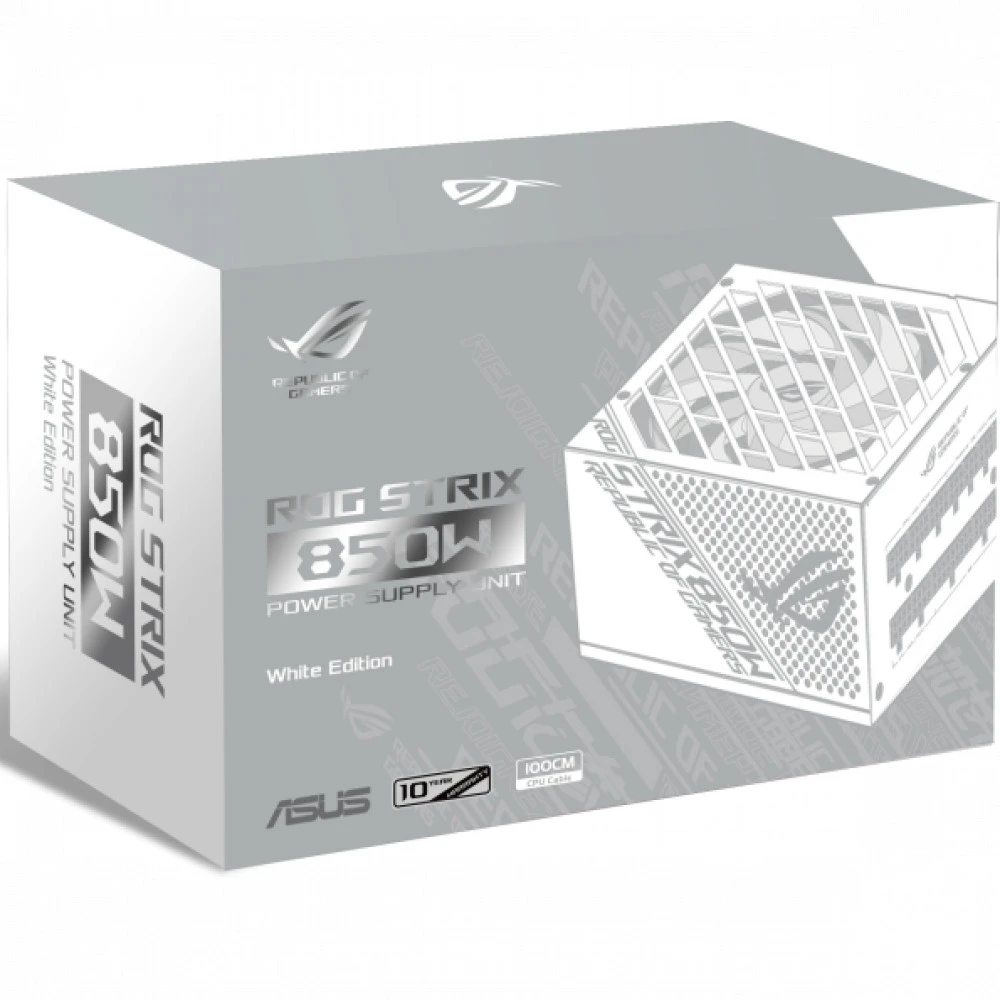Блок питания Asus ROG Strix 850W ROG-STRIX-850W-WHITE 850 Вт, 80+ Gold