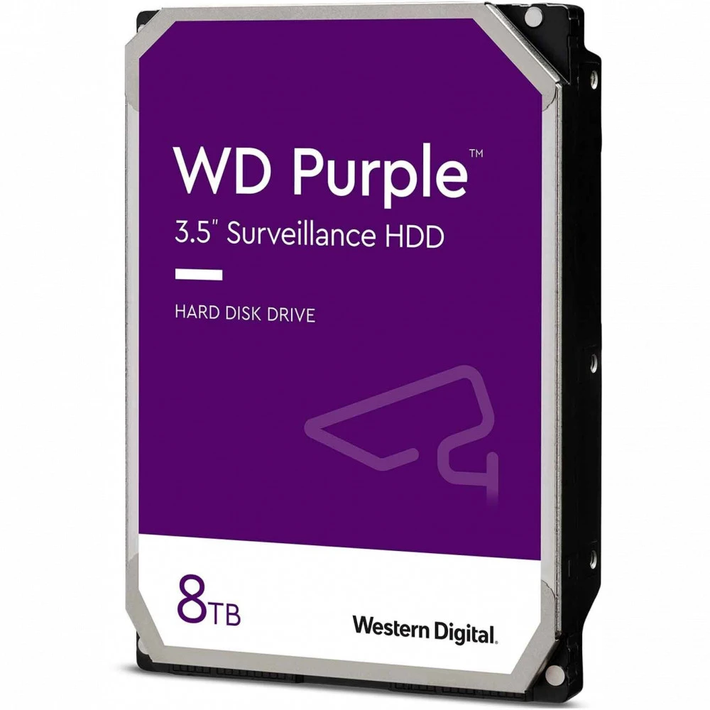 Жесткий диск Western Digital Purple WD82PURX-78 HDD (классические), 8 ТБ, 3.5 дюйма, SATA