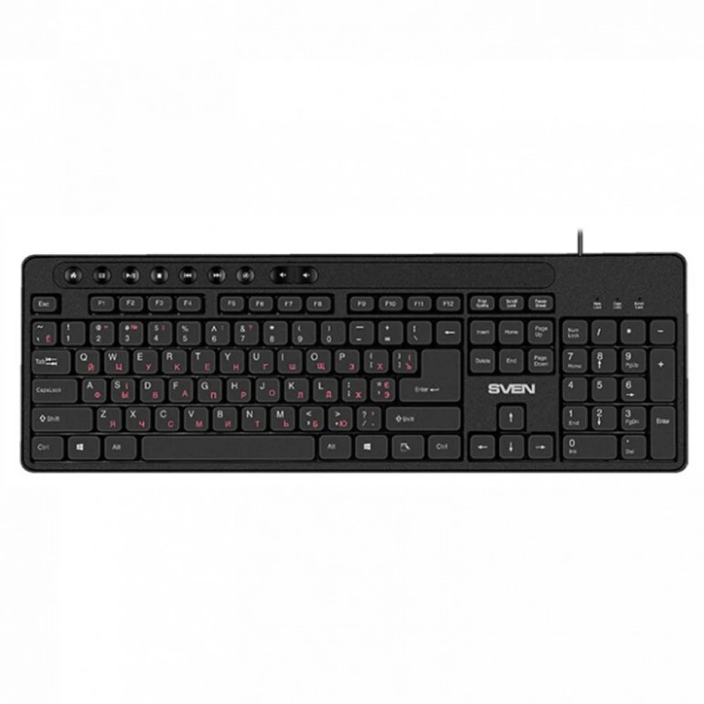 Клавиатура Sven KB-C3060 SV-020125 Проводная, USB